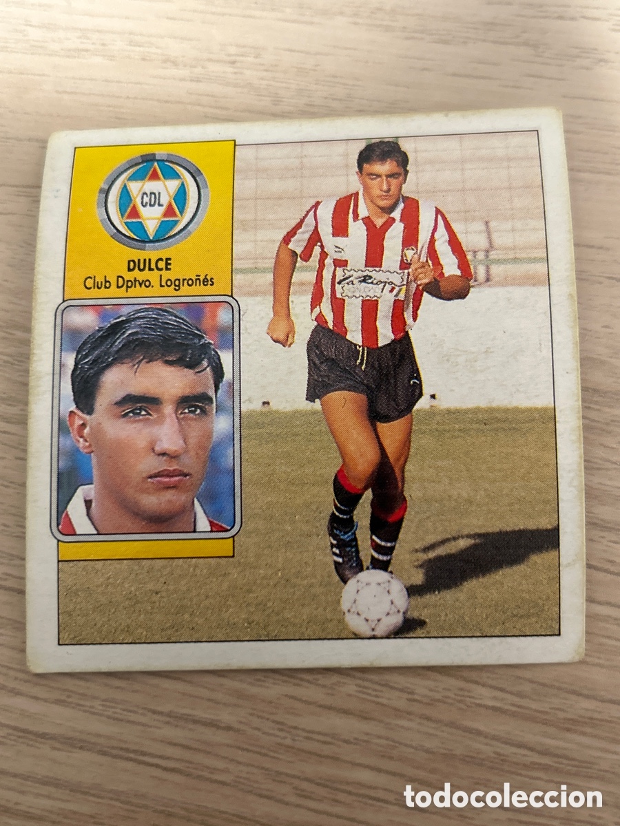 Cartes &agrave; collectionner de Football: DULCE LOGRO&Ntilde;&Eacute;S LIGA ESTE 1992 1993 92 93 NUNCA PEGADO SIN PEGAR