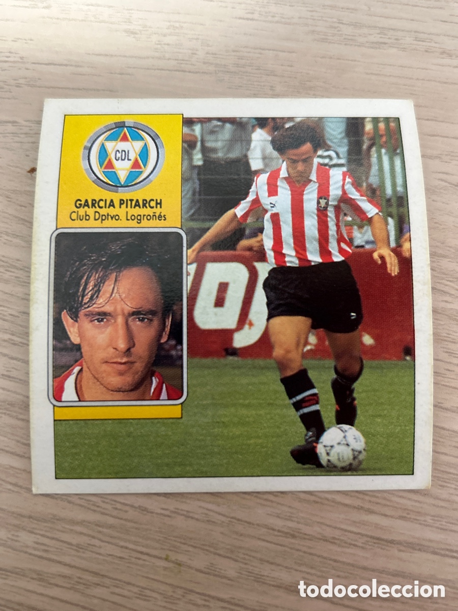 Cartes &agrave; collectionner de Football: GARCIA PITARCH LOGRO&Ntilde;&Eacute;S LIGA ESTE 1992 1993 92 93 NUNCA PEGADO SIN PEGAR