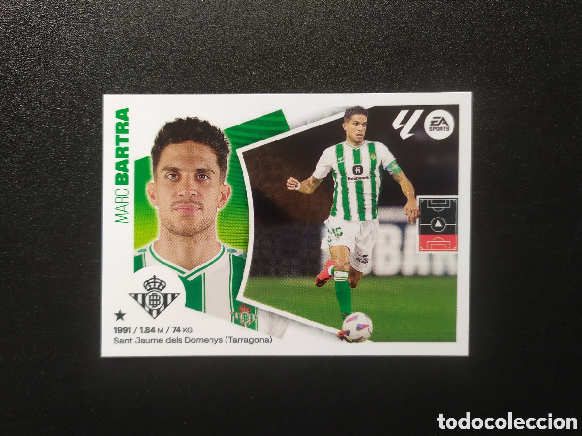 Cromos de F&uacute;tbol: Liga este 2024 2025 24 25 panini Bartra n&deg; 7 Real Betis