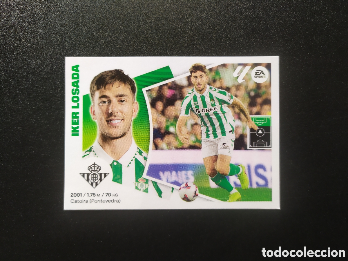 Cromos de F&uacute;tbol: Liga este 2024 2025 24 25 panini Iker Losada n&deg; 17 Real Betis