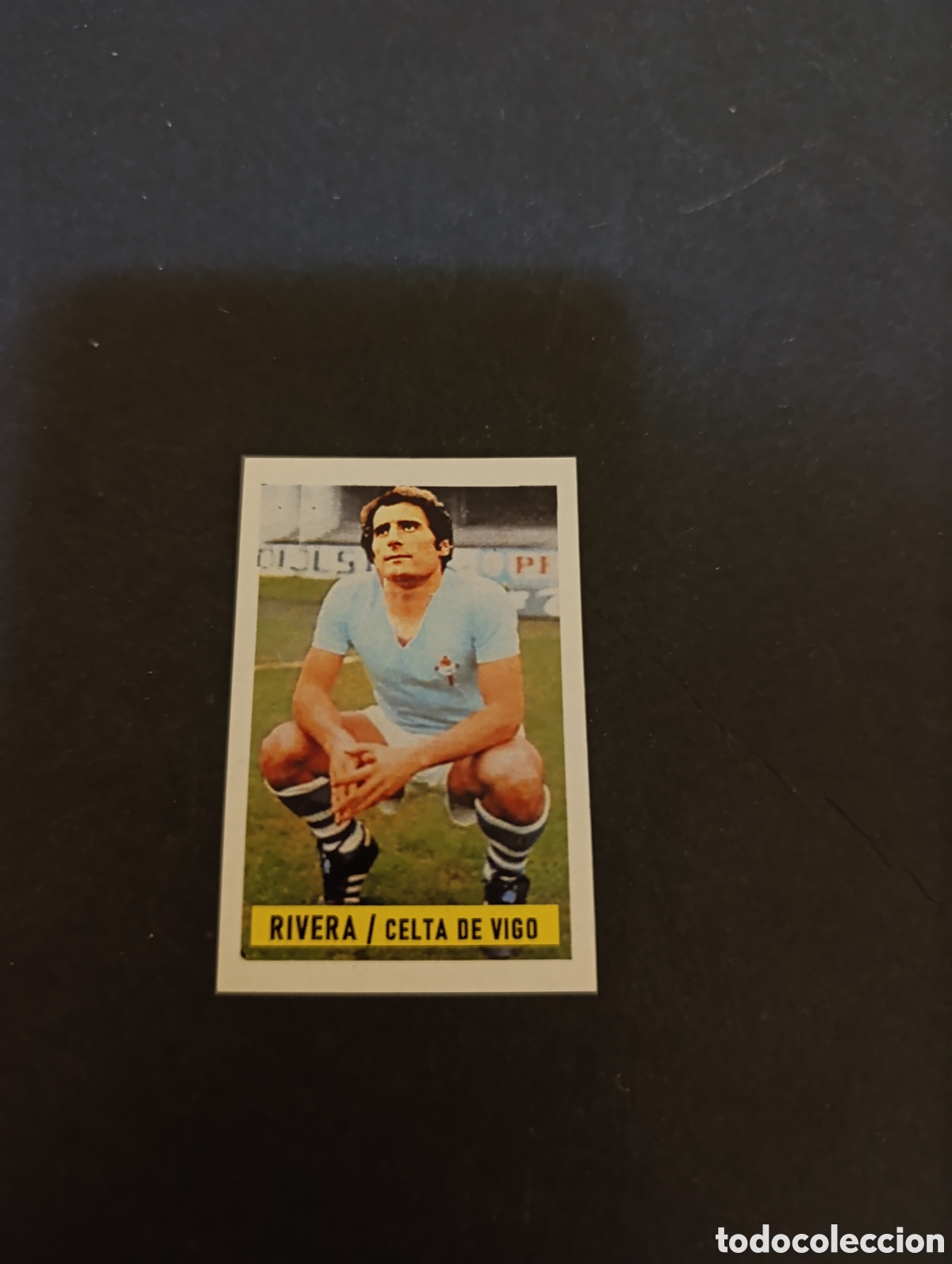 Cromos de F&uacute;tbol: Cromo Rivera Celta de Vigo Liga Este 74 75, ampliaci&oacute;n de la colecci&oacute;n