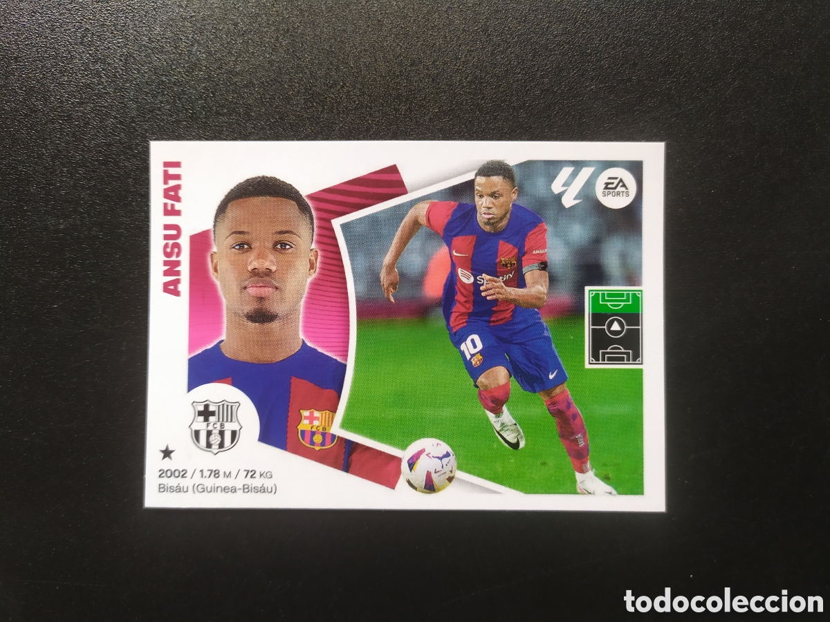 Cromos de Futebol: Liga este 2024 2025 24 25 panini Ansu Fati coloca n&deg; 19 bis Barcelona
