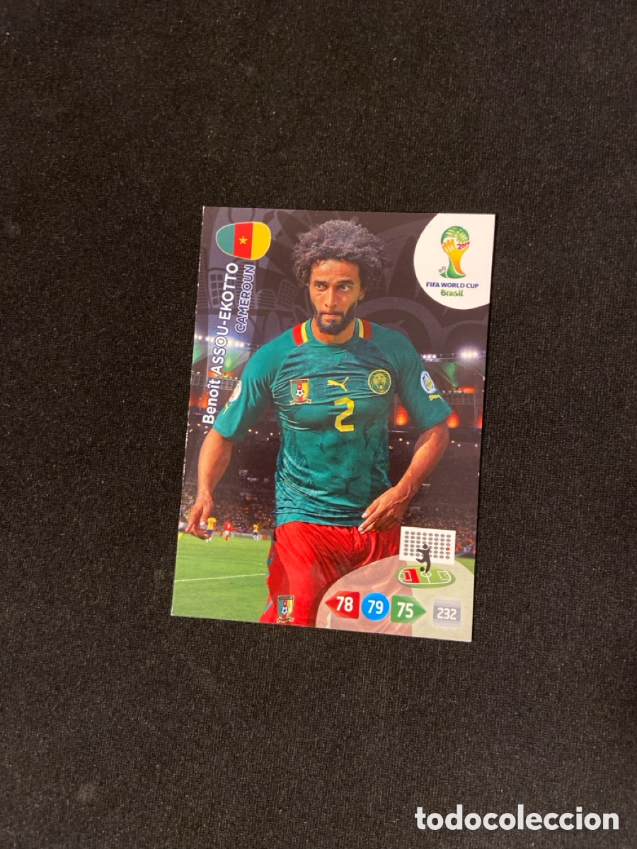 Cromos de Futebol: ASSOU-EKOTTO (CAMER&Uacute;N) UPDATE PANINI ADRENALYN MUNDIAL 2014 BRASIL 14 FUTBOL ACTUALIZACION CARTA A-1