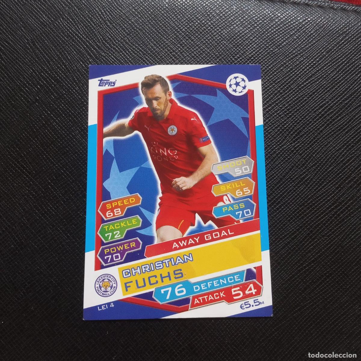 Football Stickers: FUCHS LEICESTER CITY TOPPS MATCH ATTAX 2016 2017 LIGA FUTBOL 16 17 CROMO - A200 PG24