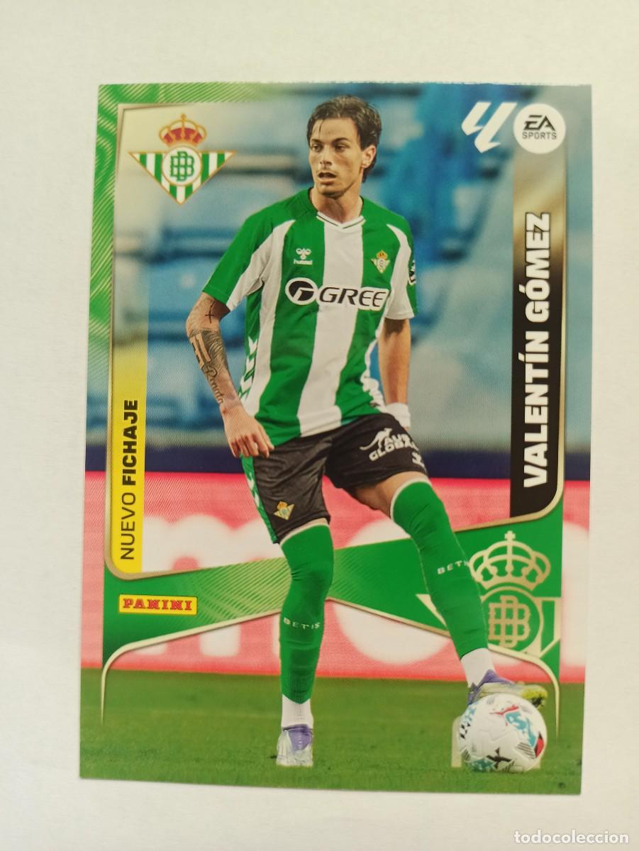 Figurine di Calcio: CARD 458 VALENT&Iacute;N G&Oacute;MEZ REAL BETIS NUEVO FICHAJE - LIGA MEGACRACKS MGK 2025 2026 25 26 PANINI