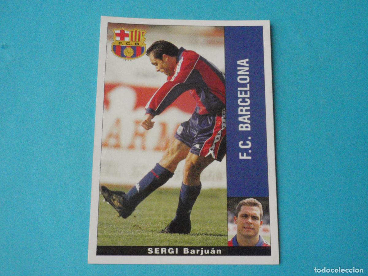 Figurine di Calcio: Cromo futbol SERGI Barcelona. LIGA 95-96 de PANINI. Sticker 1995 1996 nunca pegado