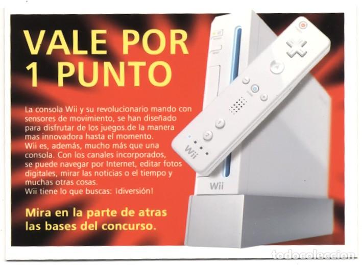 Cromos de F&uacute;tbol: CROMO BONO SORTEO VALE POR UN PUNTO EDICIONES ESTADIO MUNDICROMO LIGA FUTBOL 2007 2008 07 08