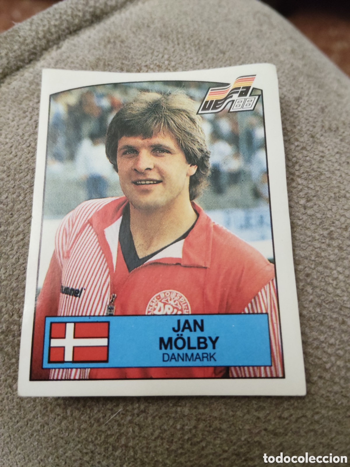 Football Stickers: Panini Euro 88 115 Jan Molby Dinamarca