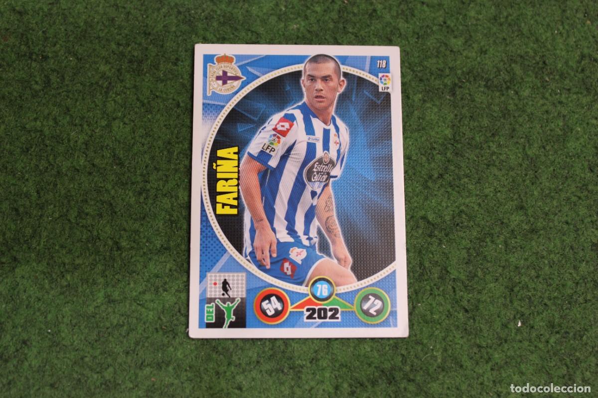 Figurine di Calcio: 118 FARI&Ntilde;A RC DEPORTIVO ADRENALYN XL 2014 2015 14 15 LALIGA SANTANDER