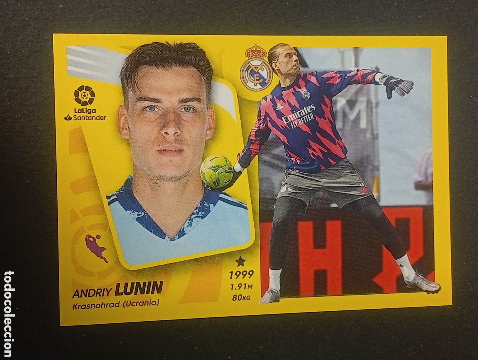 Figurine di Calcio: 6 LUNIN REAL MADRID EDITORIAL LIGA ESTE 2021 2022 21 22 CROMOS STICKERS PANINI