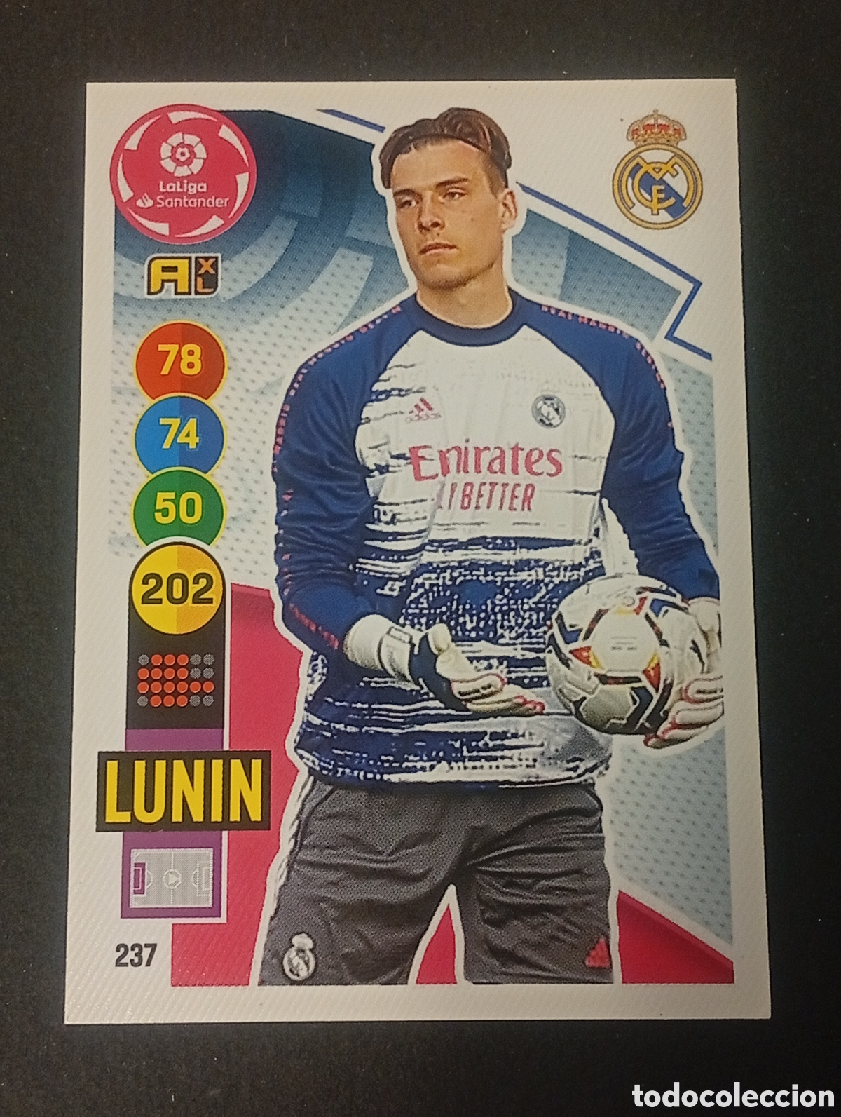 Figurine di Calcio: 237 LUNIN REAL MADRID ADRENALYN PANINI 2021 2022 21 22 CROMOS CARDS PANINI MEGACRACKS TOPPS TCG