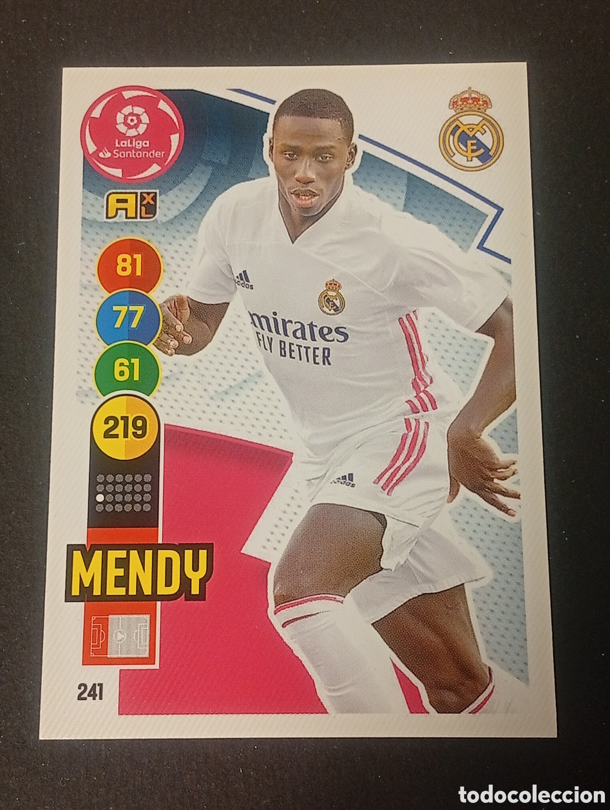 Figurine di Calcio: 241 MENDY REAL MADRID ADRENALYN XL PANINI 2021 2022 21 22 CROMOS CARDS PANINI MEGACRACKS TOPPS TCG