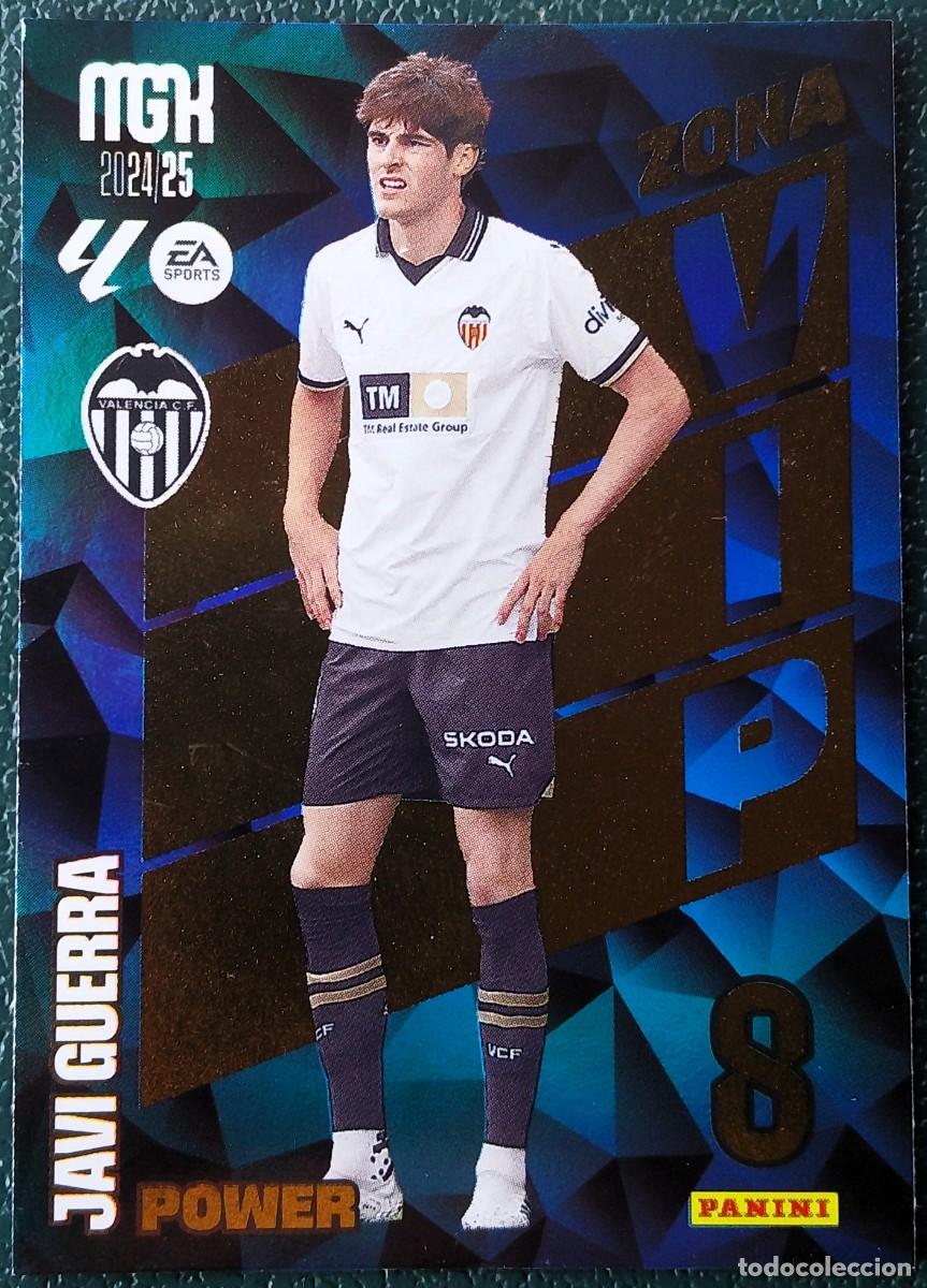 Cromos de Futebol: P395 JAVI GUERRA VALENCIA CF ZONA VIP POWER FICHAS ALBUM MEGACRACKS 2024 2025 MGK 24 25