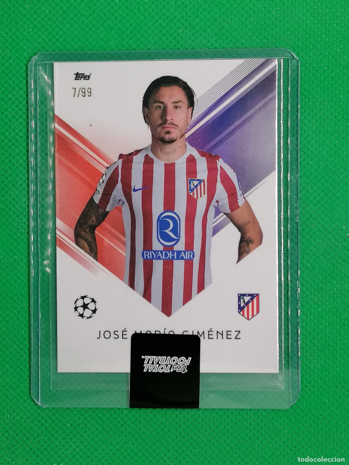 Figurine di Calcio: 84 JOSE MARIA GIMENEZ ATLETICO MADRID BASE CARD /99 ⚽ TOPPS TOTAL FOOTBALL 25 26 2025 2026 ⚽