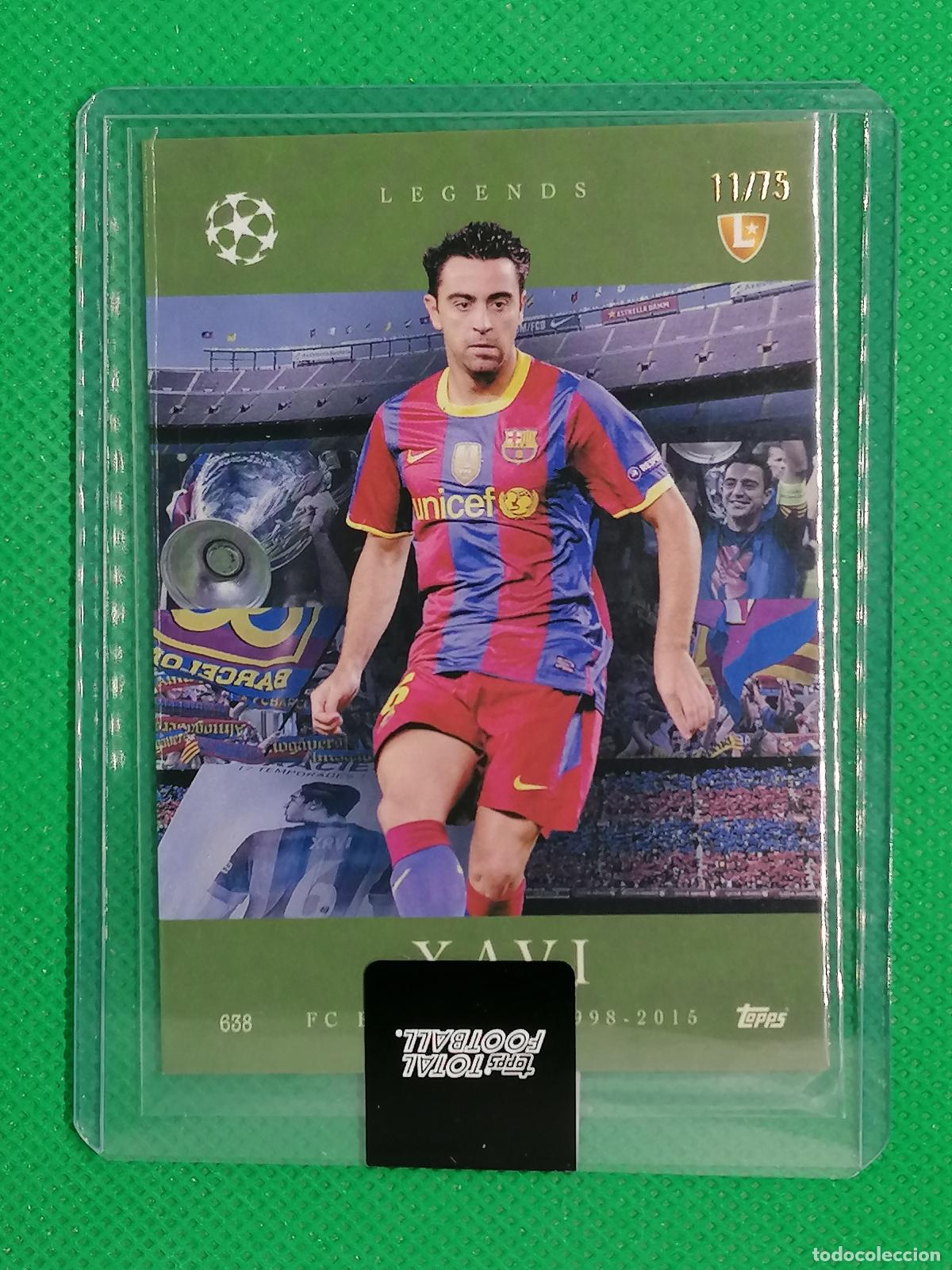 Cromos de Futebol: 638 XAVI HERNANDEZ BARCELONA LEGENDS /75 ⚽ TOPPS TOTAL FOOTBALL 25 26 2025 2026 ⚽