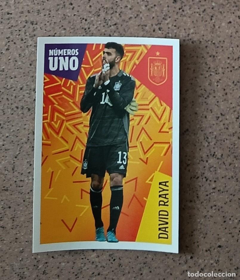 Figurine di Calcio: Cromo 10 David Raya. Colec. LOS &Iacute;DOLOS DE &rdquo;LA ROJA&rdquo; + CRACKS MUNDIALES F&uacute;tbol 2022 PANINI Nuevo