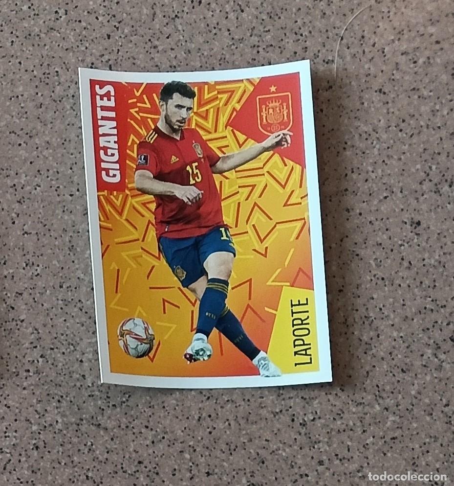 Cromos de Futebol: Cromo 16 LAPORTE. Colec. LOS &Iacute;DOLOS DE &rdquo;LA ROJA&rdquo; + CRACKS MUNDIALES F&uacute;tbol 2022 PANINI Nuevo