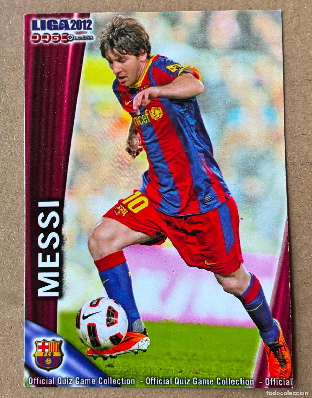 Cromos de F&uacute;tbol: MESSI, 2012, LAS FICHAS DE LA LIGA