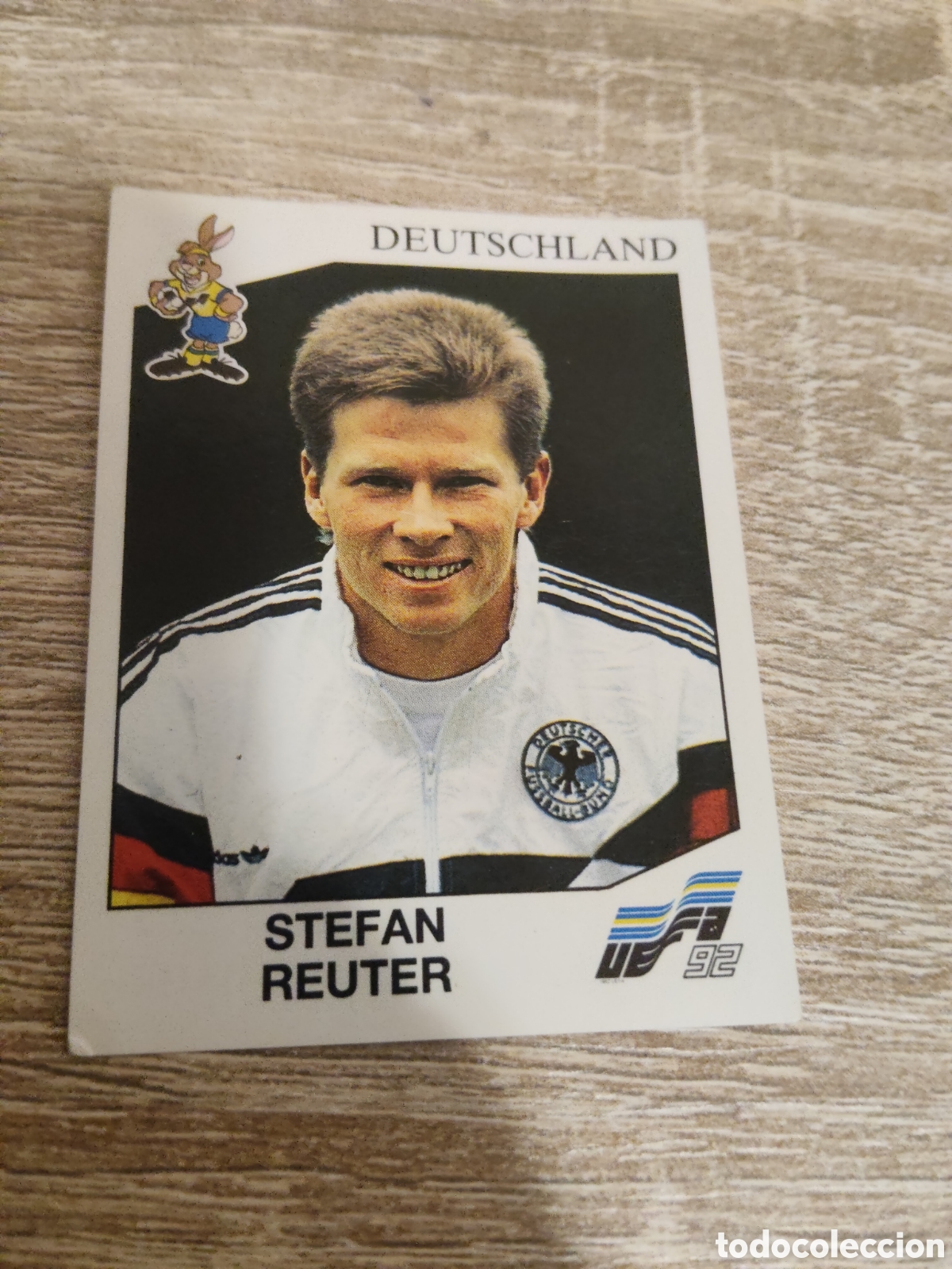 Cromos de F&uacute;tbol: Panini euro 92 202 Stefan Reuter Alemania