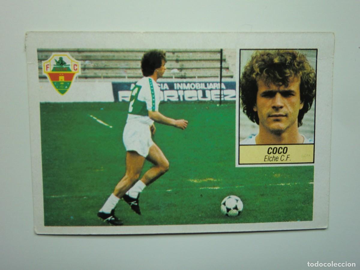Cartes &agrave; collectionner de Football: Cromo de f&uacute;tbol LIGA ESTE 84-85 1984-1985: COCO (Elche), coloca
