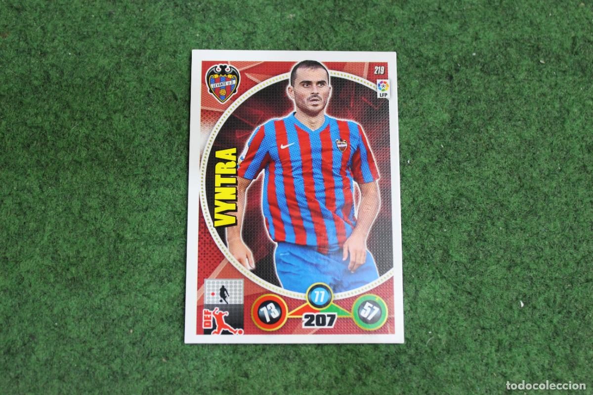 Fu&szlig;ball-Sticker: 219 VYNTRA LEVANTE UD ADRENALYN XL 2014 2015 14 15 LALIGA SANTANDER