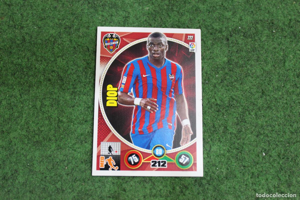 Fu&szlig;ball-Sticker: 222 DIOP LEVANTE UD ADRENALYN XL 2014 2015 14 15 LALIGA SANTANDER
