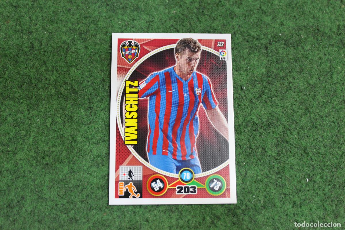 Fu&szlig;ball-Sticker: 232 IVANSCHITZ LEVANTE UD ADRENALYN XL 2014 2015 14 15 LALIGA SANTANDER
