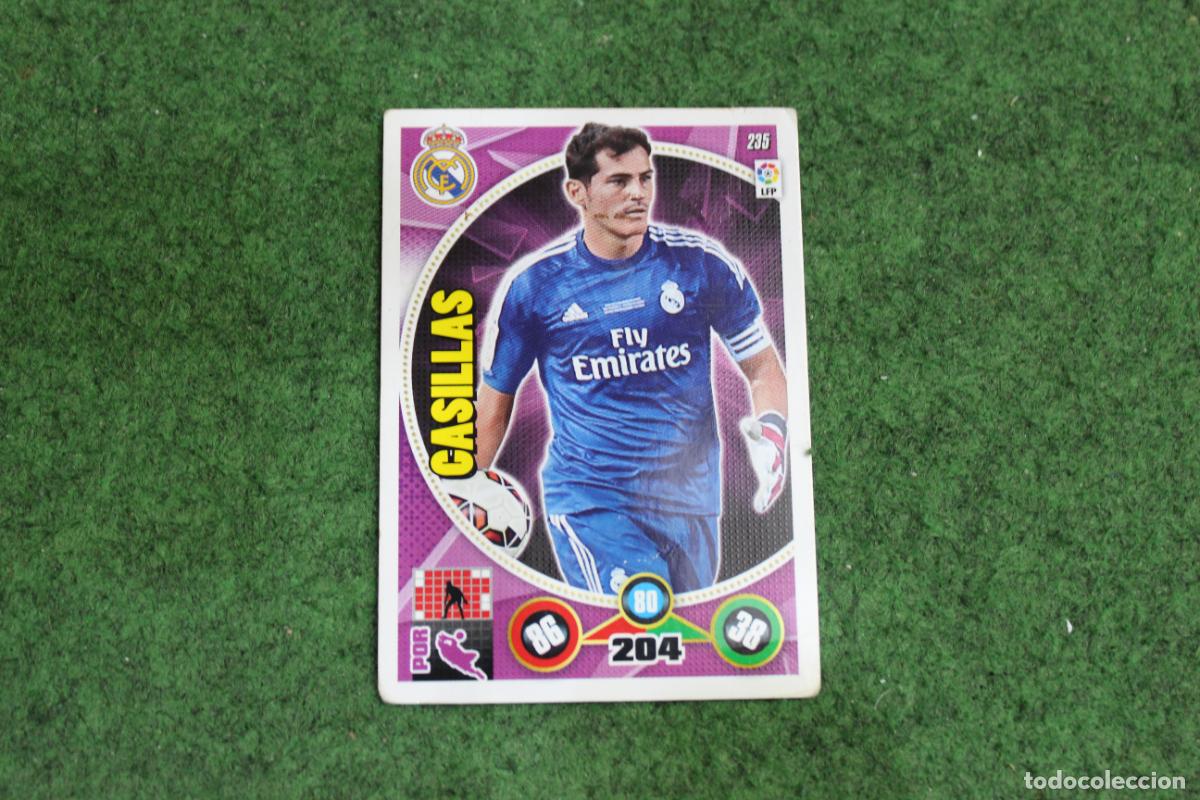 Cromos de F&uacute;tbol: 235 CASILLAS REAL MADRID ADRENALYN XL 2014 2015 14 15 LALIGA SANTANDER