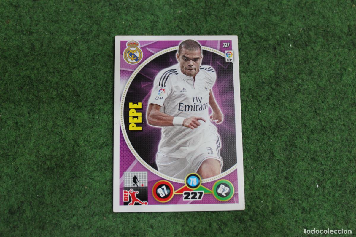 Fu&szlig;ball-Sticker: 237 PEPE REAL MADRID ADRENALYN XL 2014 2015 14 15 LALIGA SANTANDER