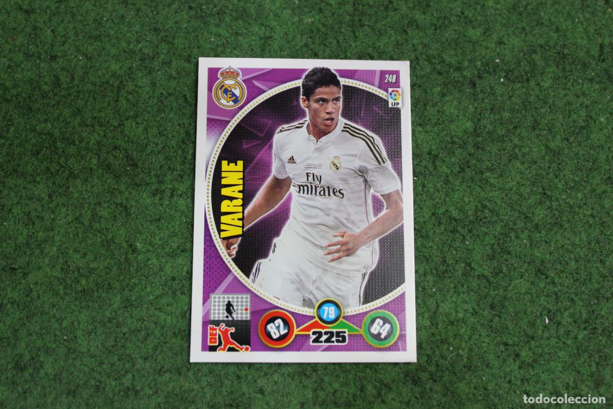 Cromos de f&uacute;tbol: 248 VARANE REAL MADRID ADRENALYN XL 2014 2015 14 15 LALIGA SANTANDER