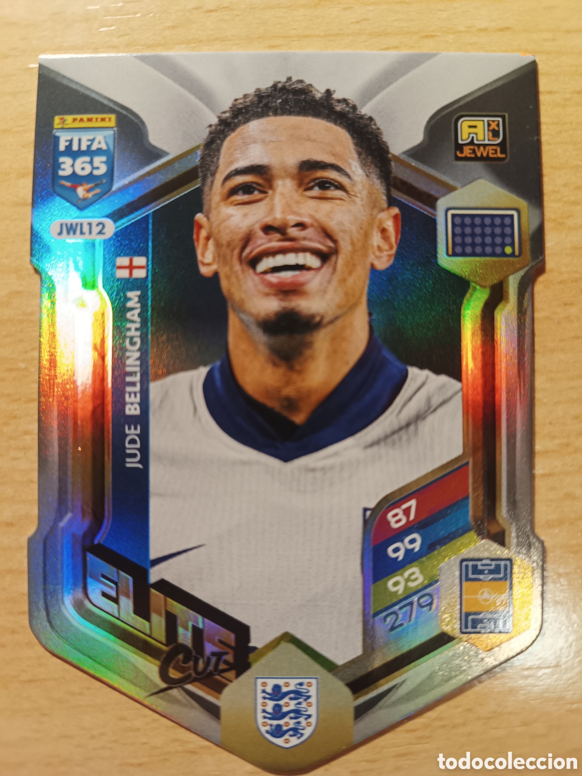 Cromos de F&uacute;tbol: JUDE BELLINGHAM ELITE CUT INGLATERRA ENGLAND FIFA 365 2025 2026 PANINI 25 26