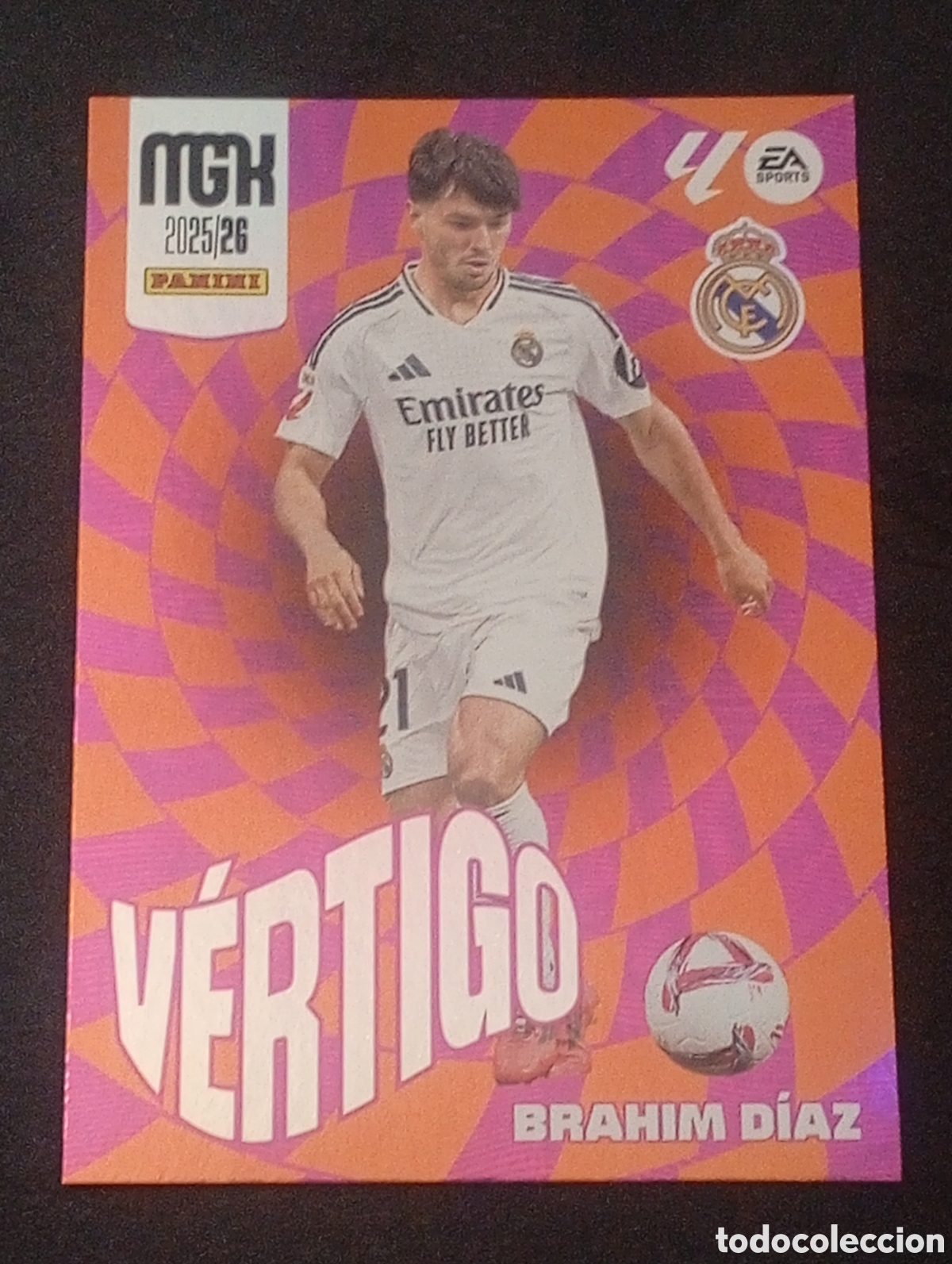 Cromos de F&uacute;tbol: 381 v&eacute;rtigo BRAHIM DIAZ REAL MADRID MEGACRACKS 2025 2026 25 26 CROMOS CARDS PANINI TOPPS