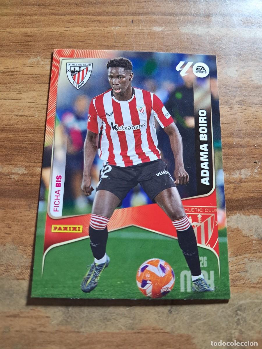 Fu&szlig;ball-Sticker: CARD MEGACRACKS TEMPORADA 25/26: FICHA BIS ADAMA BOIRO, N&deg; 43 BIS