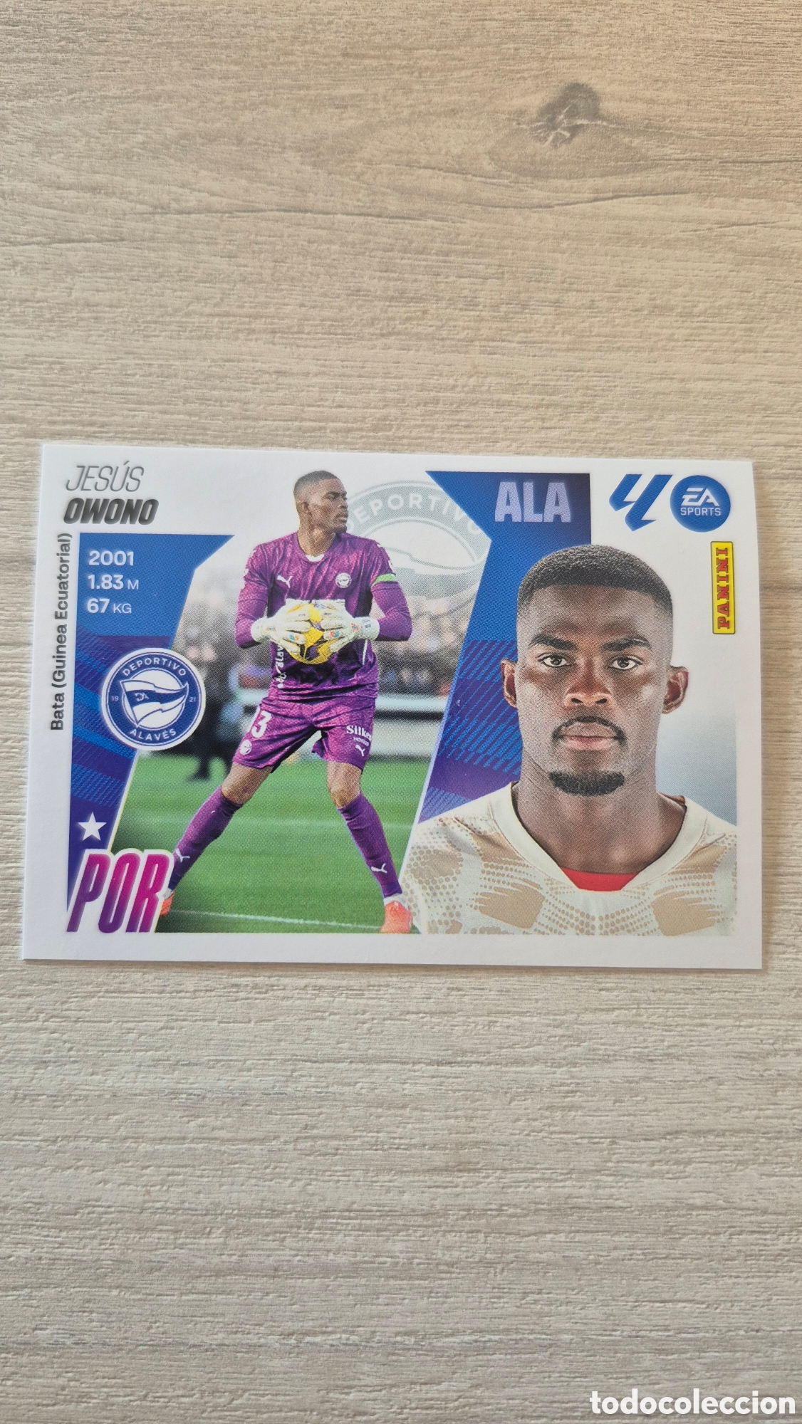 Fu&szlig;ball-Sticker: N&deg;4 Alaves Owono Liga Este 25/26