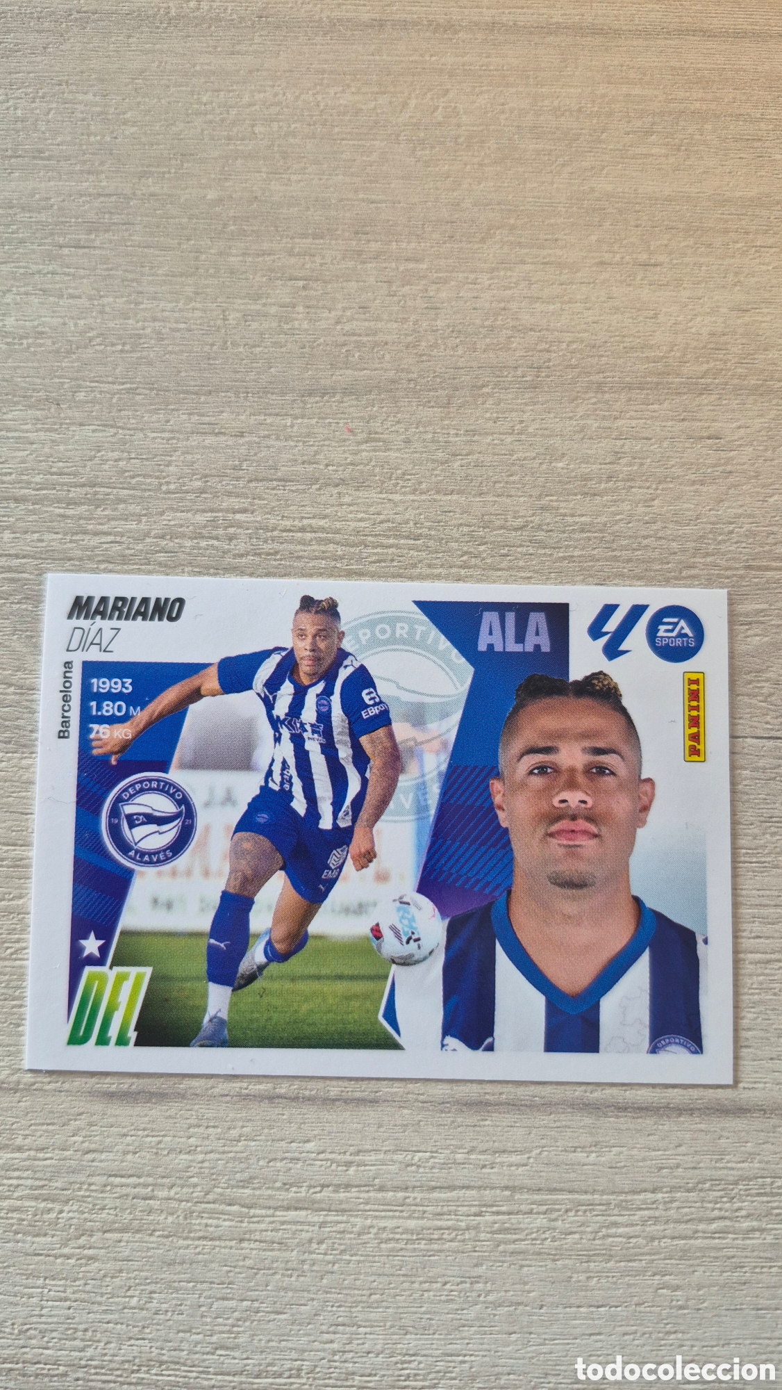 Football Stickers: N&deg;20Bis Alaves Mariano Liga Este 25/26