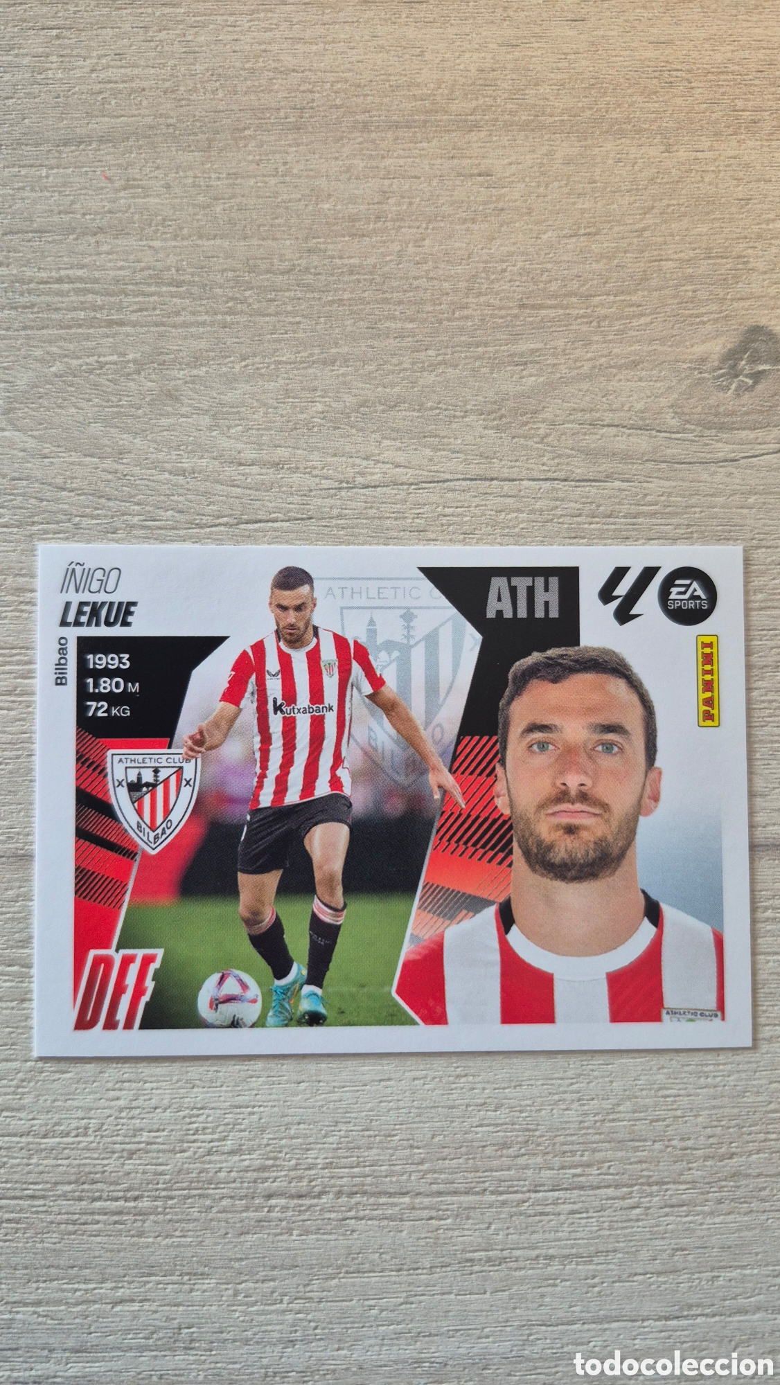 Fu&szlig;ball-Sticker: N&deg;5B Athletic Bilbao Lekue Liga Este 25/26
