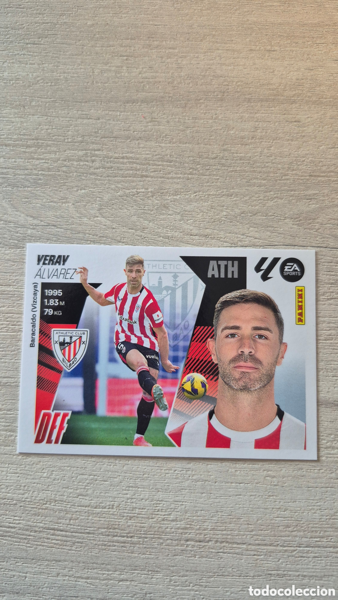 Fu&szlig;ball-Sticker: N&deg;8 Athletic Bilbao Yeray Liga Este 25/26