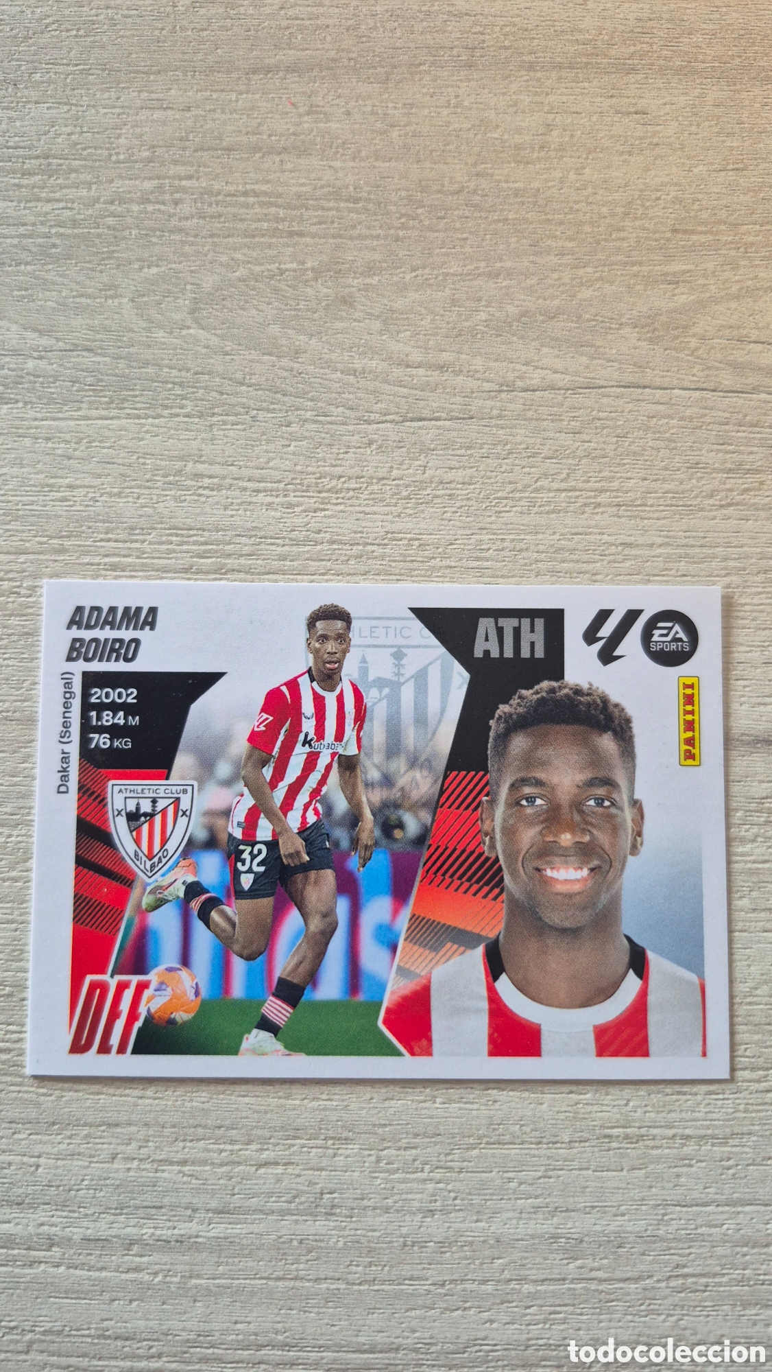 Figurine di Calcio: N&deg;9B Athletic Bilbao Adama Boiro Liga Este 25/26