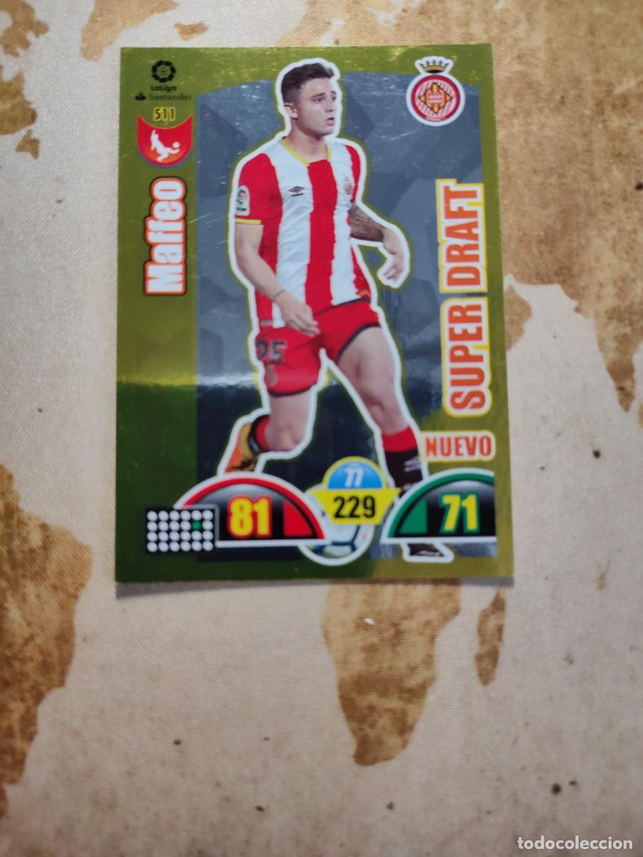 Cromos de f&uacute;tbol: Adrenalyn S&uacute;per Draft 511 MATEO 2017-18 - Foto 1