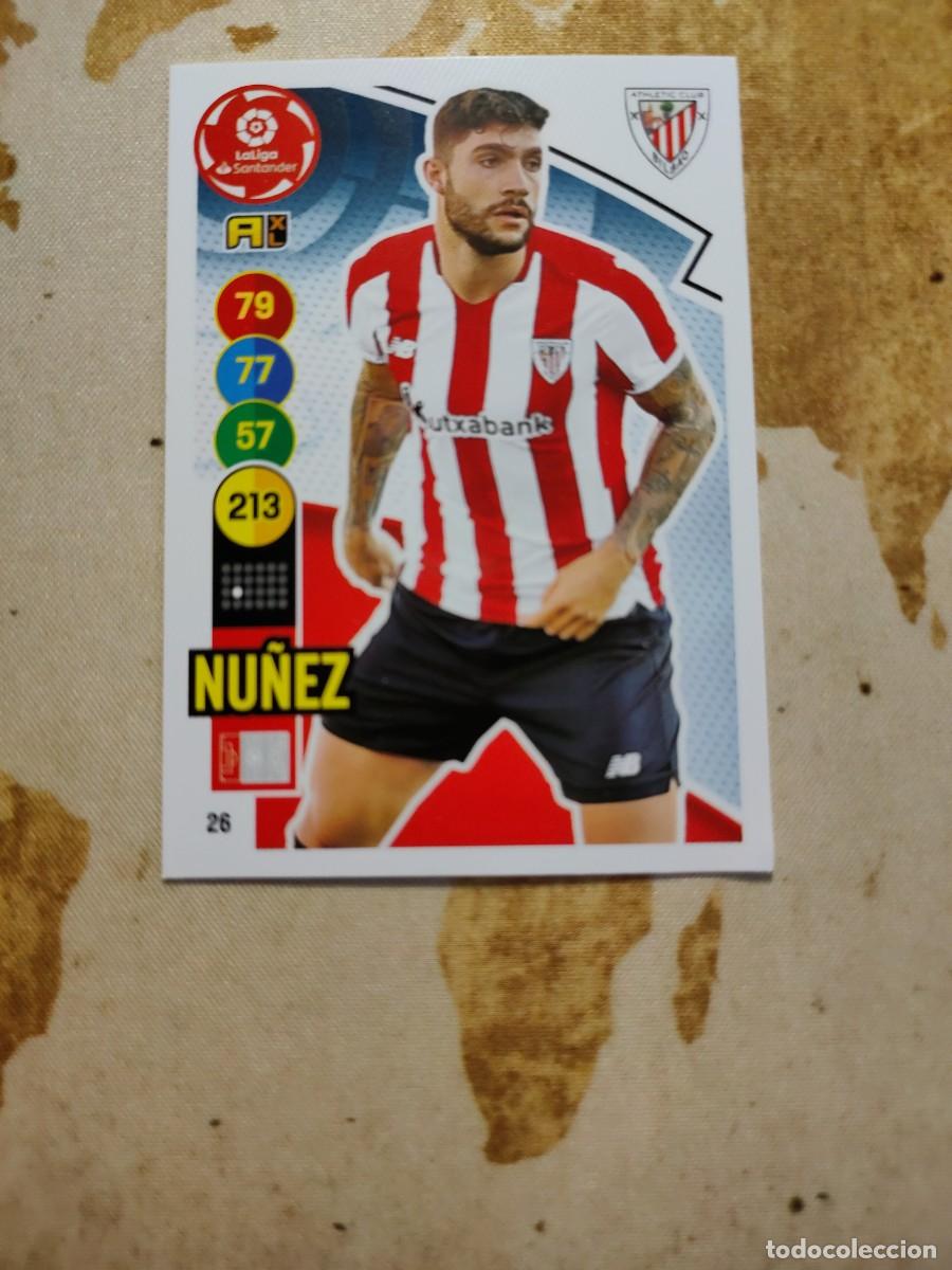 Fu&szlig;ball-Sticker: Athletic 26 N&Uacute;&Ntilde;EZ Adrenalyn 2020-21