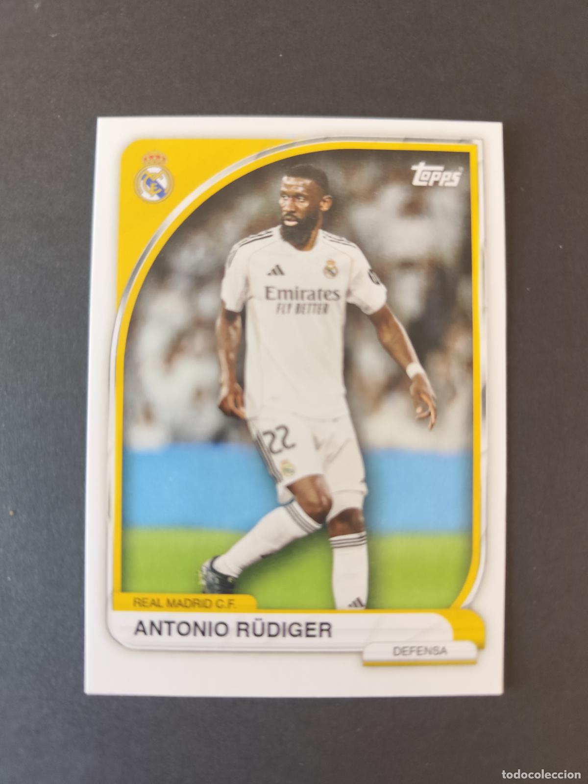 Cromos de Futebol: 5 ANTONIO R&Uuml;DIGER REAL MADRID FIRST TEAM COLLECTORS TIN TOPPS 2025 2026 25 26