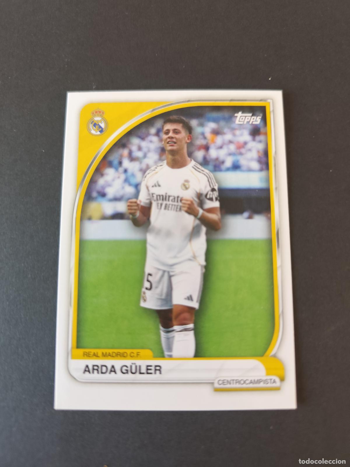 Fu&szlig;ball-Sticker: 15 ARDA G&Uuml;LER REAL MADRID FIRST TEAM COLLECTORS TIN TOPPS 2025 2026 25 26