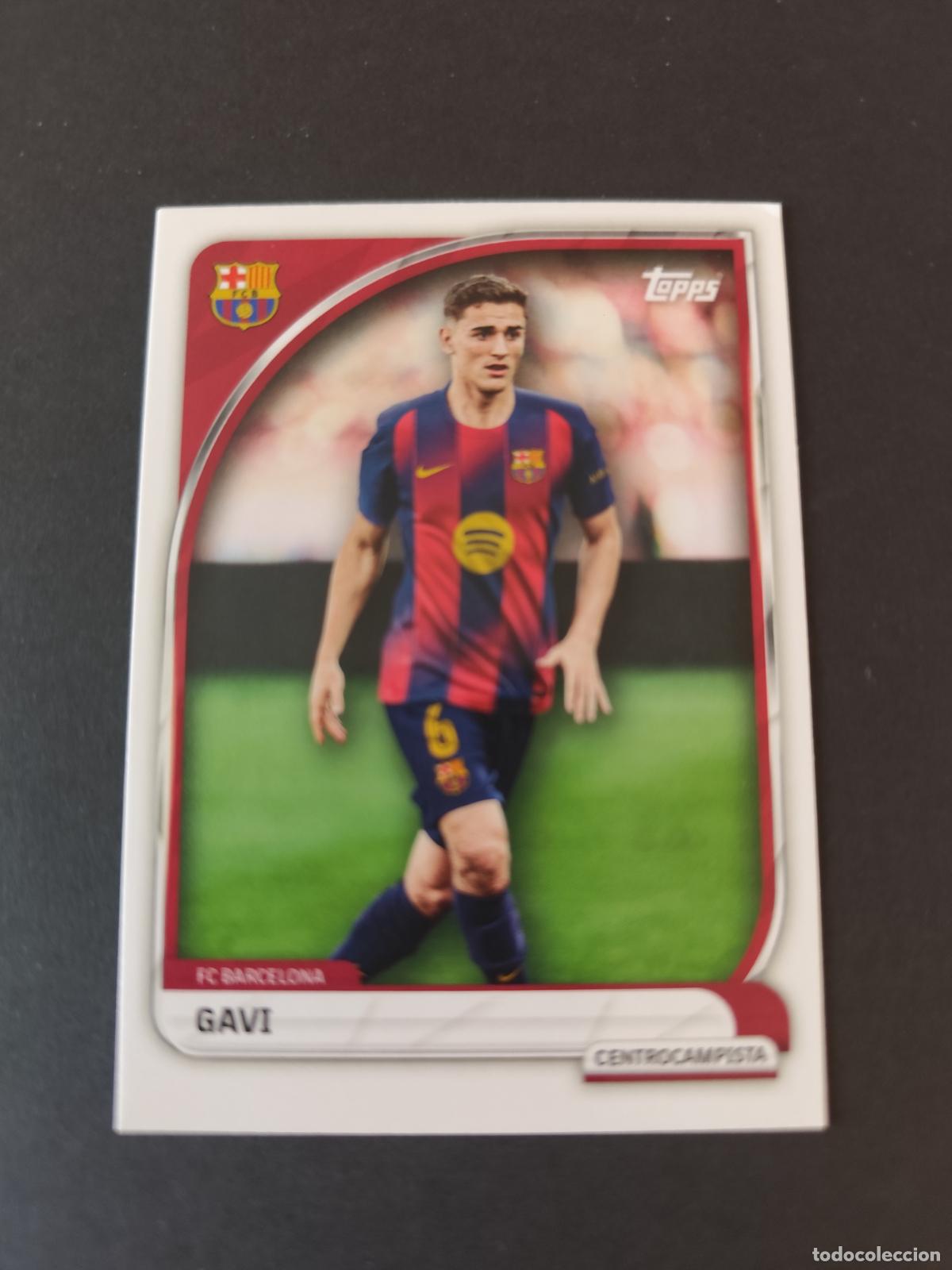 Fu&szlig;ball-Sticker: 9 GAVI BARCELONA BAR&Ccedil;A FIRST TEAM COLLECTORS TIN TOPPS 2025 2026 25 26