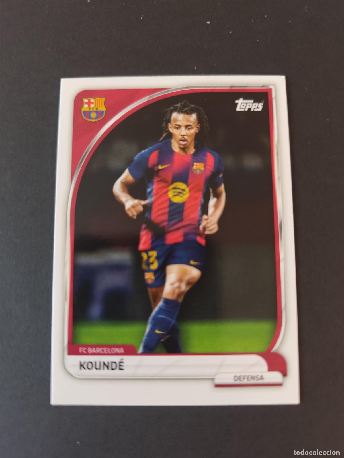 Cromos de Futebol: 4 KOUND&Eacute; BARCELONA BAR&Ccedil;A FIRST TEAM COLLECTORS TIN TOPPS 2025 2026 25 26