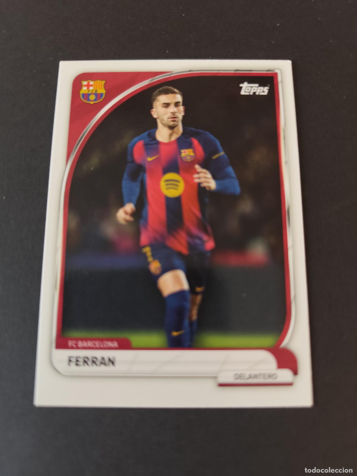 Fu&szlig;ball-Sticker: 17 FERR&Aacute;N TORRES BARCELONA BAR&Ccedil;A FIRST TEAM COLLECTORS TIN TOPPS 2025 2026 25 26