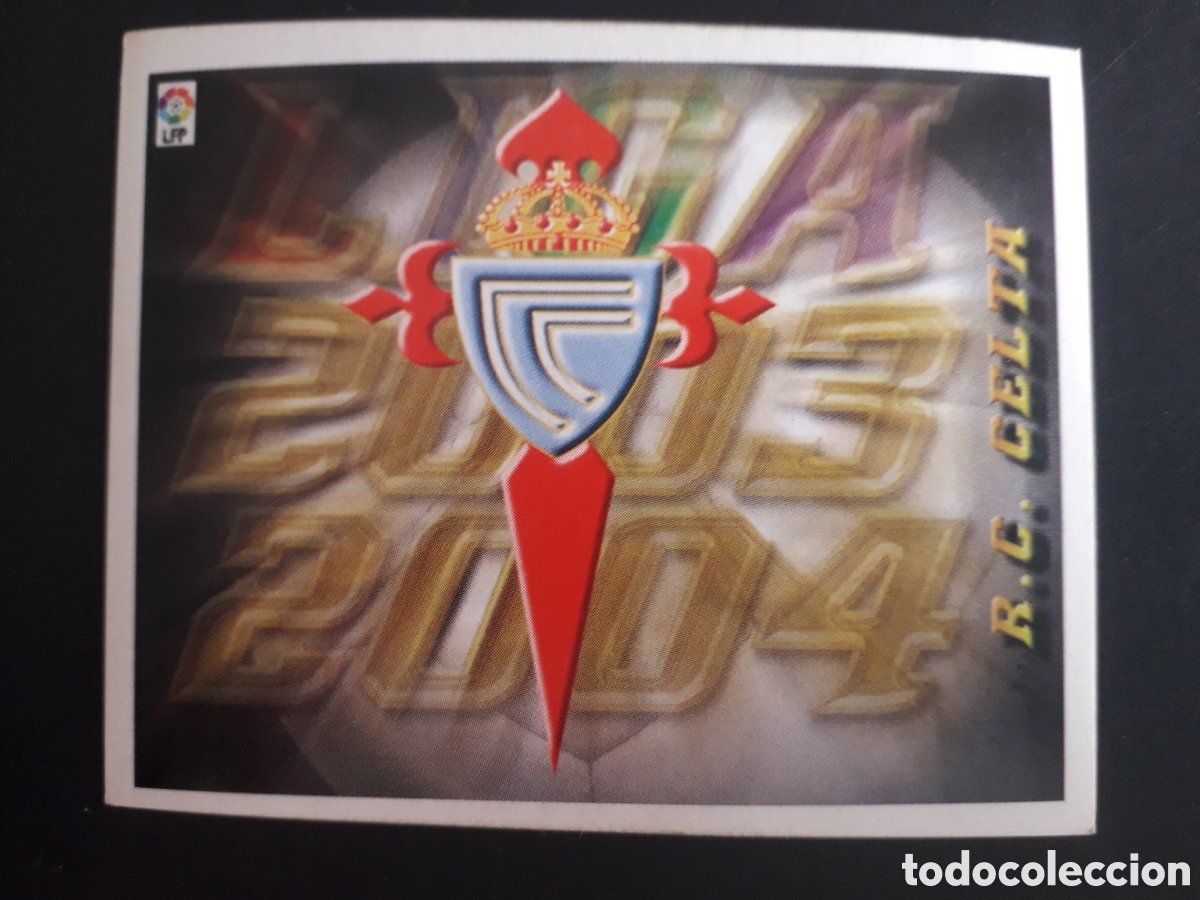 Cromos de F&uacute;tbol: ESCUDO CELTA DE VIGO ED ESTE 2003-2004 03 04 SIN PEGAR, PEDIDO M&Iacute;NIMO 3&euro;