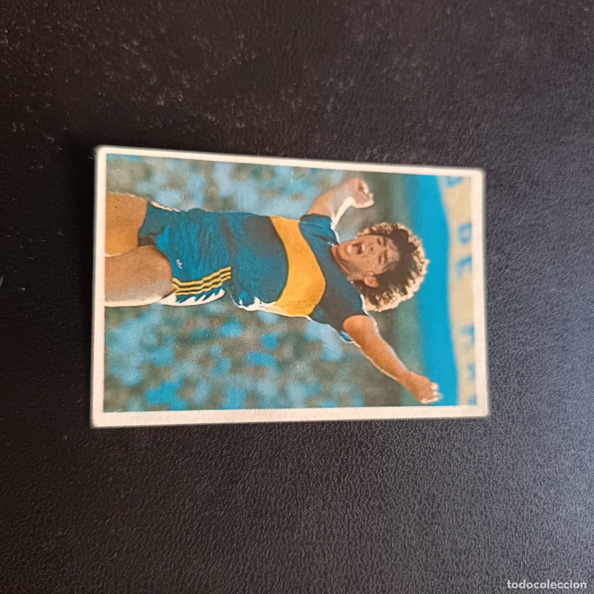 Cromos de f&uacute;tbol: CROMO MARADONA BOCA JUNIORS - Foto 1