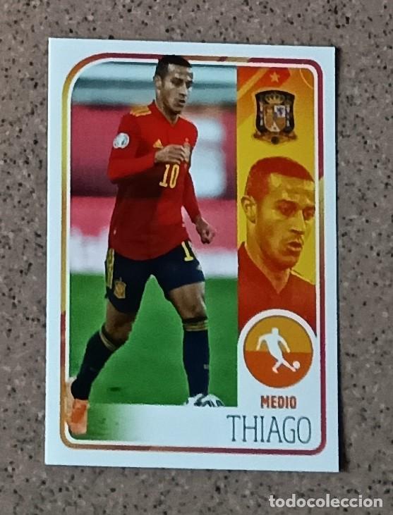 Fu&szlig;ball-Sticker: Cromo 55 THIAGO. Colecci&oacute;n EL &Aacute;LBUM DE LA SELECCI&Oacute;N F&Uacute;TBOL 2020 PANINI Nuevo
