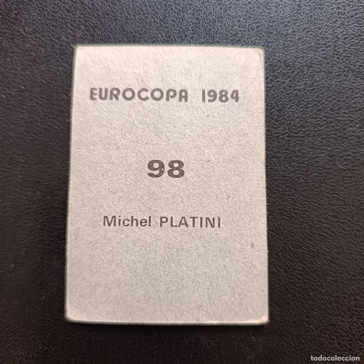 Cromos de f&uacute;tbol: Michael Platini. Cromo Eurocopa 1984 - Foto 2