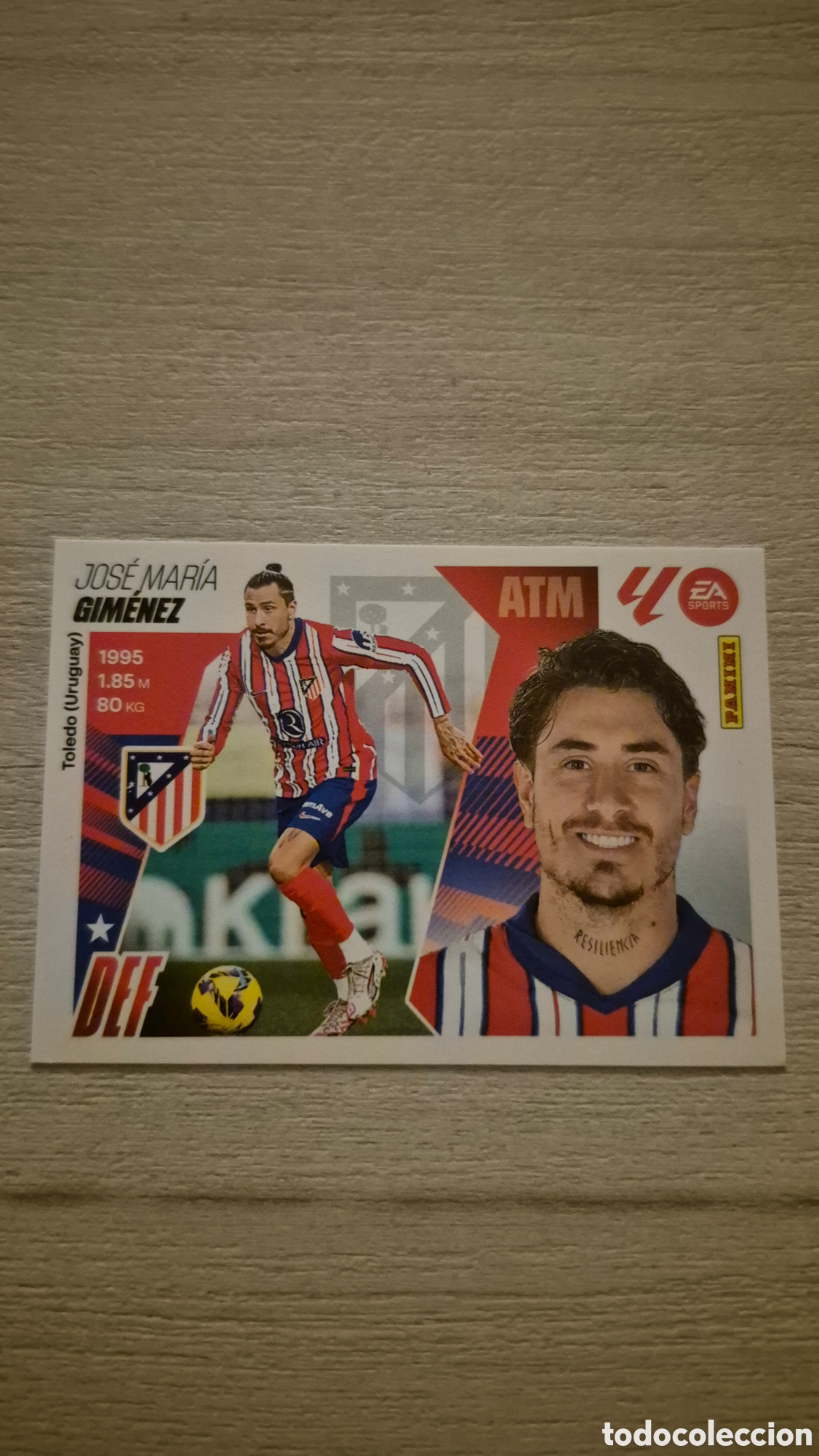 Figurine di Calcio: N&deg;6 Atl&eacute;tico de Madrid Gim&eacute;nez Liga Este 25/26